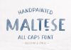 Maltese SVG Watercolor Font by The Paper Town