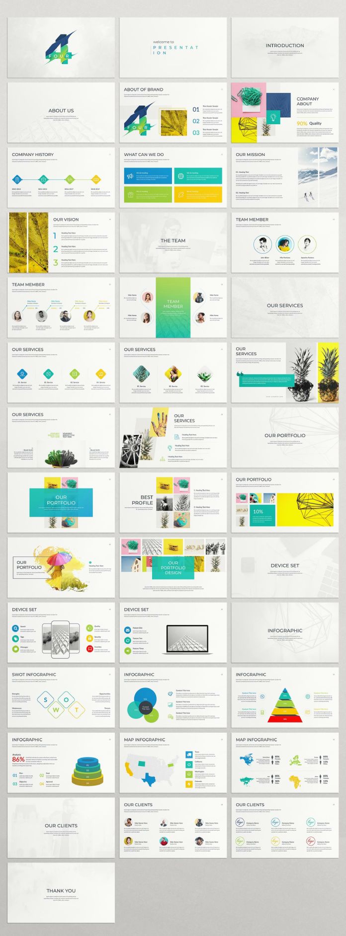 Professional Business Presentation Template for Adobe InDesign