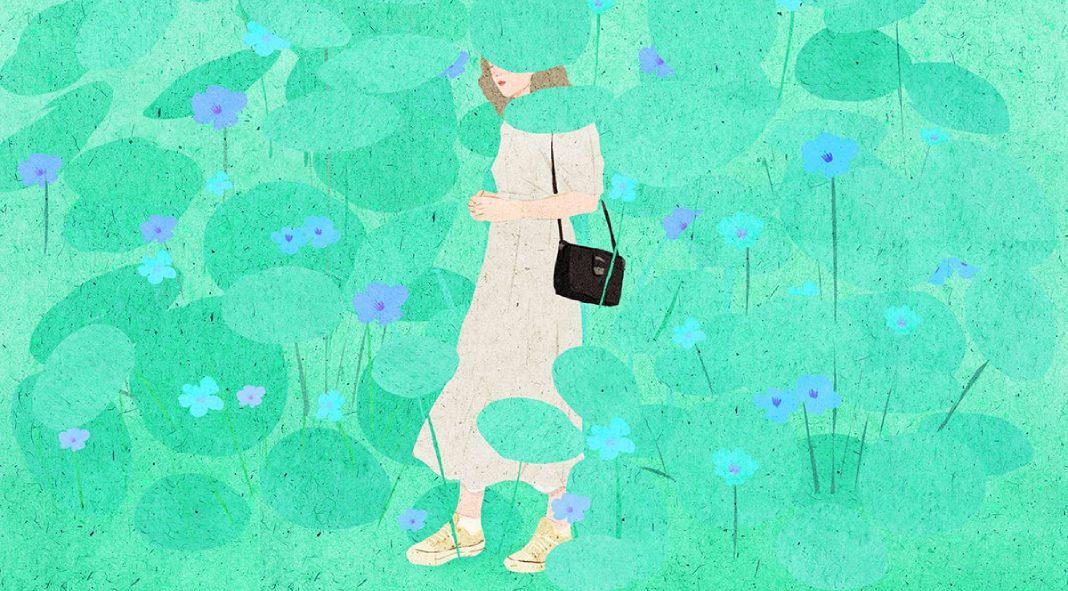 Spring and Flowers illustration series by Xuan Loc Xuan