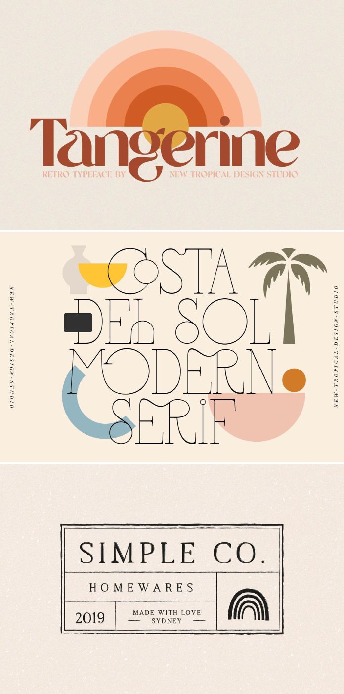 The Best Retro Fonts Bundle by Tropical Type