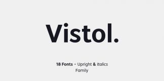 Vistol Sans Font Family by Siwox Studios