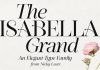 Isabella Grand Typeface by Nicky Laatz