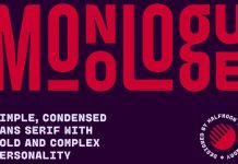 Monologue Font by Halfmoon Type