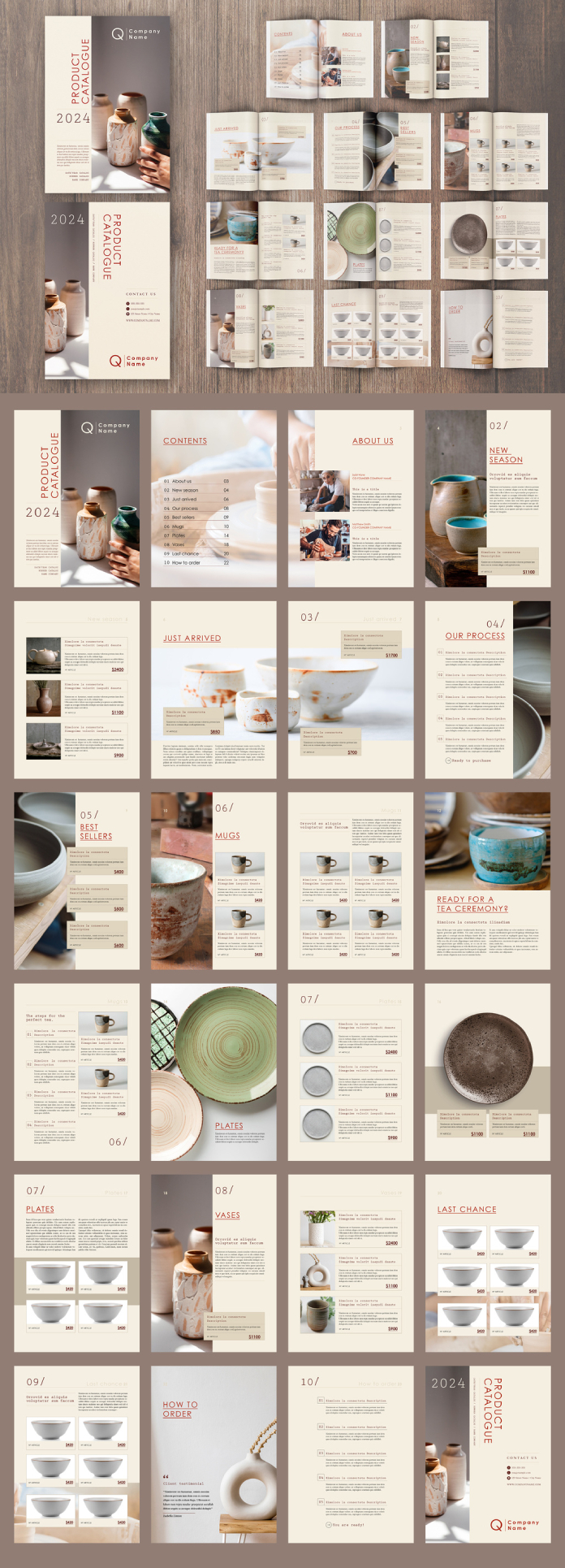 A Stylish Product Catalog Template for Adobe InDesign