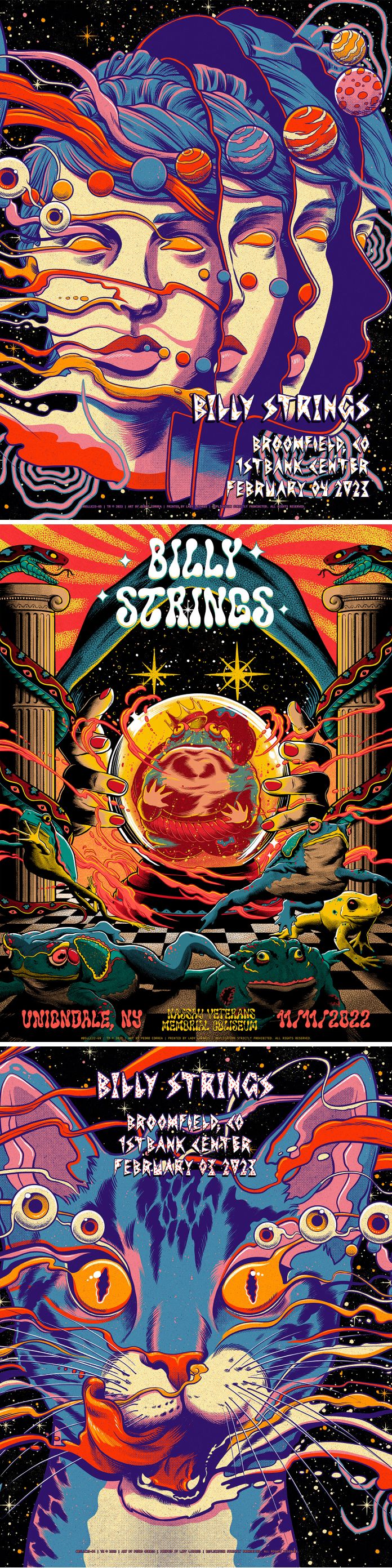 Billy Strings Posters by Pedro Correa