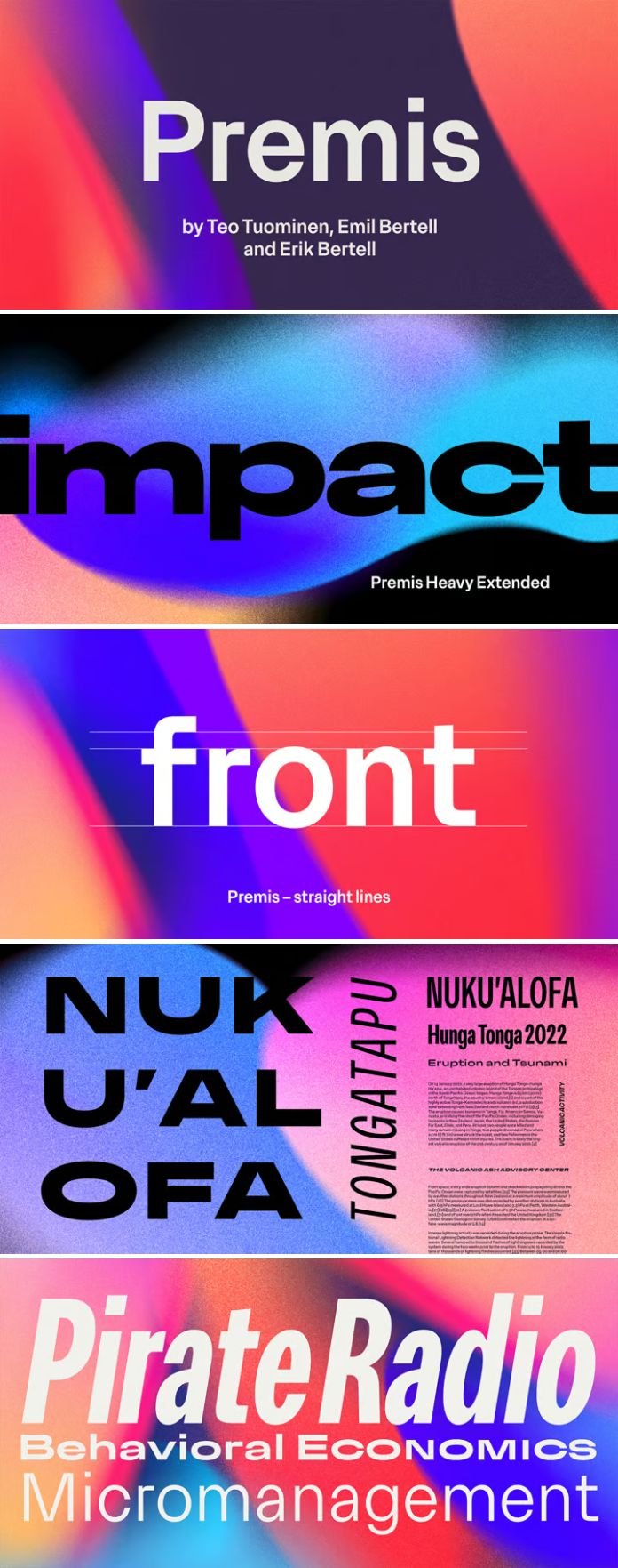 Premis Font Family by Fenotype