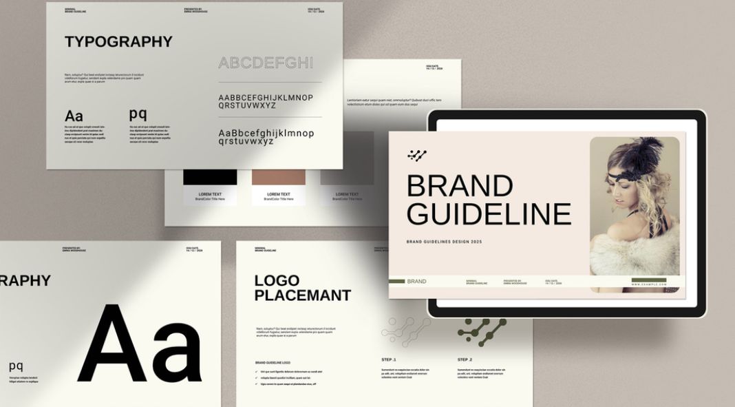 22-Pages Brand Guideline Template for Adobe InDesign