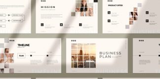 Business Plan Presentation Template for Adobe InDesign