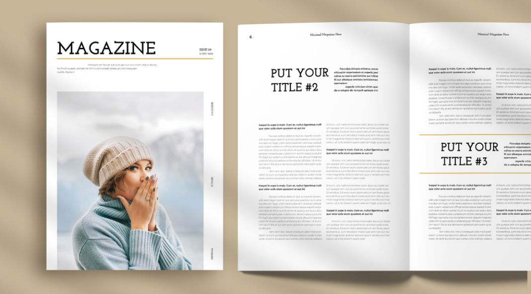 Download a Simple Magazine Template