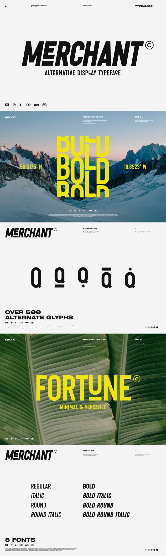 Merchant Font Family by TypeJuice