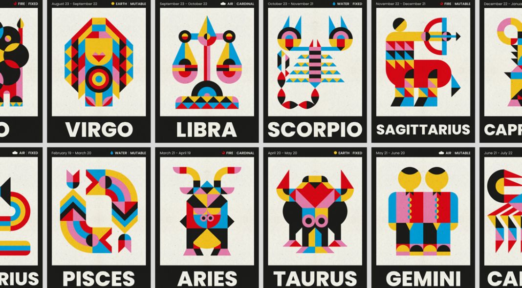 Zodiac Sign Prints by Mario Carpe