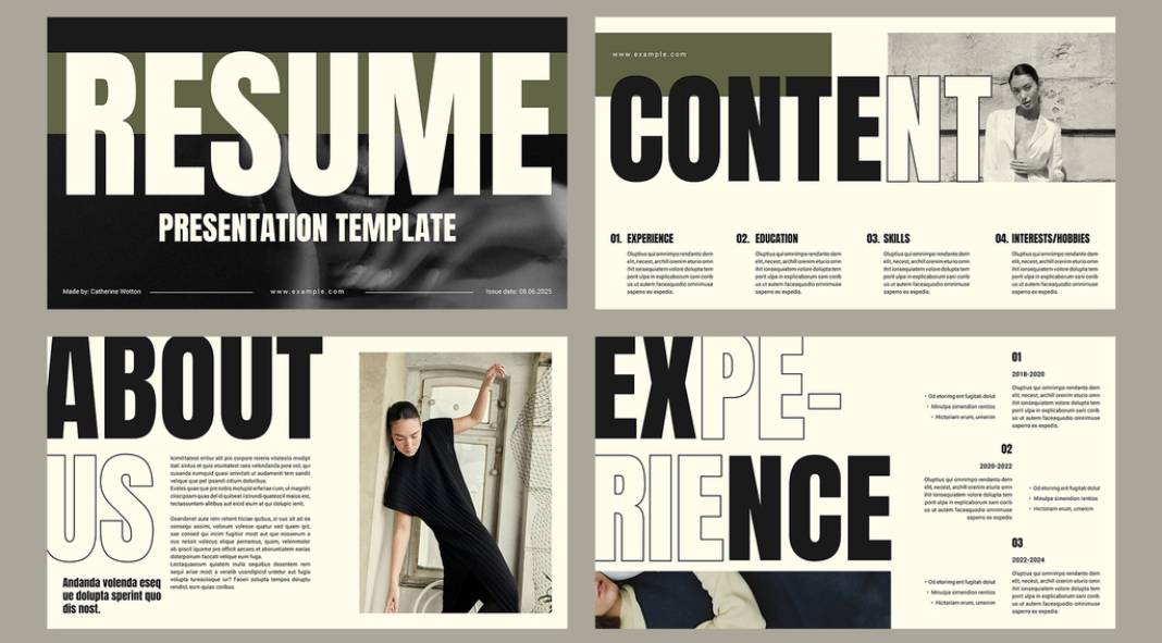 Digital CV/Resume Presentation Template for Adobe InDesign