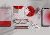 Stationery Mockup Set with Smartphone
