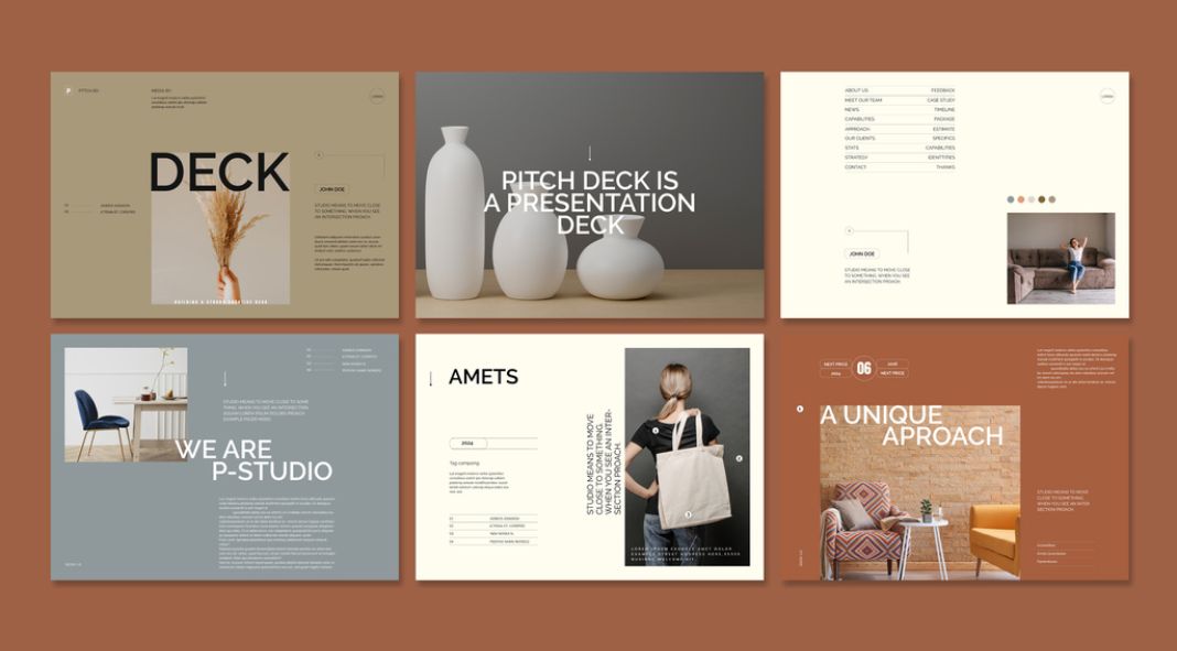 Download a Customizable Pitch Deck InDesign Template by GraphicArtist