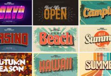 Download Editable Text Style Effects as Vector Graphics