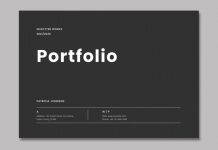 Minimalist Portfolio Template by PixWork