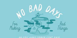 No Bad Days Font Duo by Cardigan
