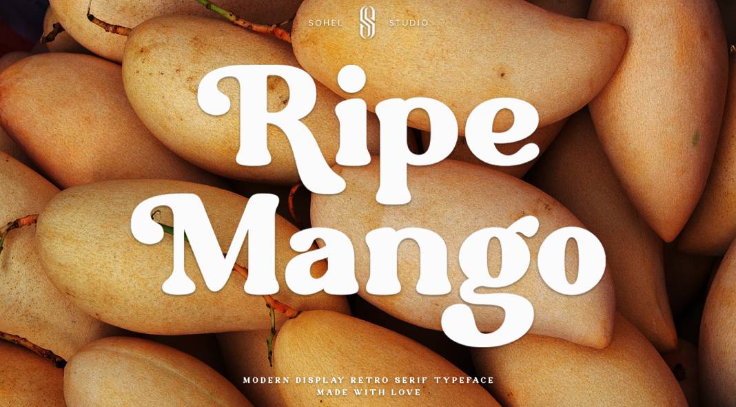 Ripe Mango Font by Sohel Studio