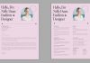 A Fancy Modern Resume Template for Adobe InDesign