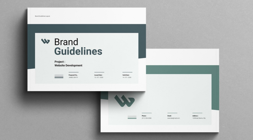 Brand Guidelines Template Brochure