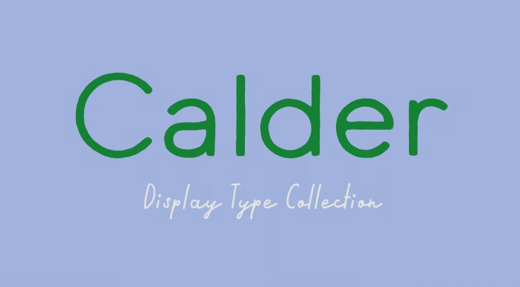 Calder Font Collection by Inhouse Type