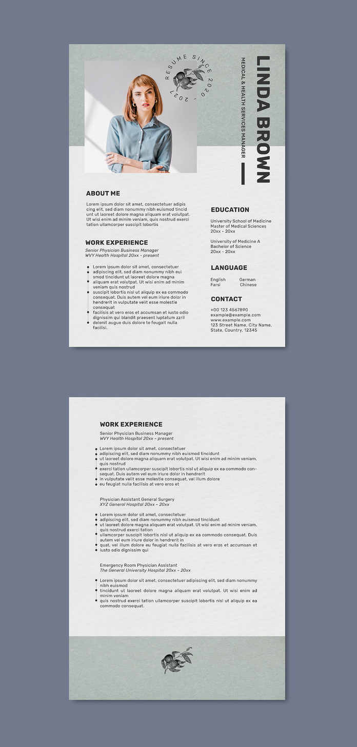 Craft a Professional Resume with a Customizable Adobe Illustrator Template