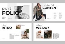 Portfolio Presentation Template for Adobe InDesign