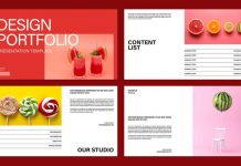 A Fresh Portfolio Presentation Template for Adobe InDesign
