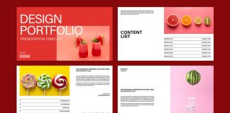 A Fresh Portfolio Presentation Template for Adobe InDesign