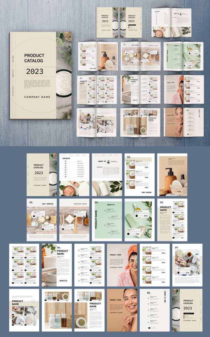 Product Catalog InDesign Template by Roverto Castillo