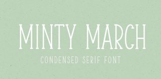 Minty March - Handwritten Serif Font by Angèle Kamp