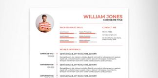 Advanced Job Application Resume and Cover Letter Template for Adobe InDesign
