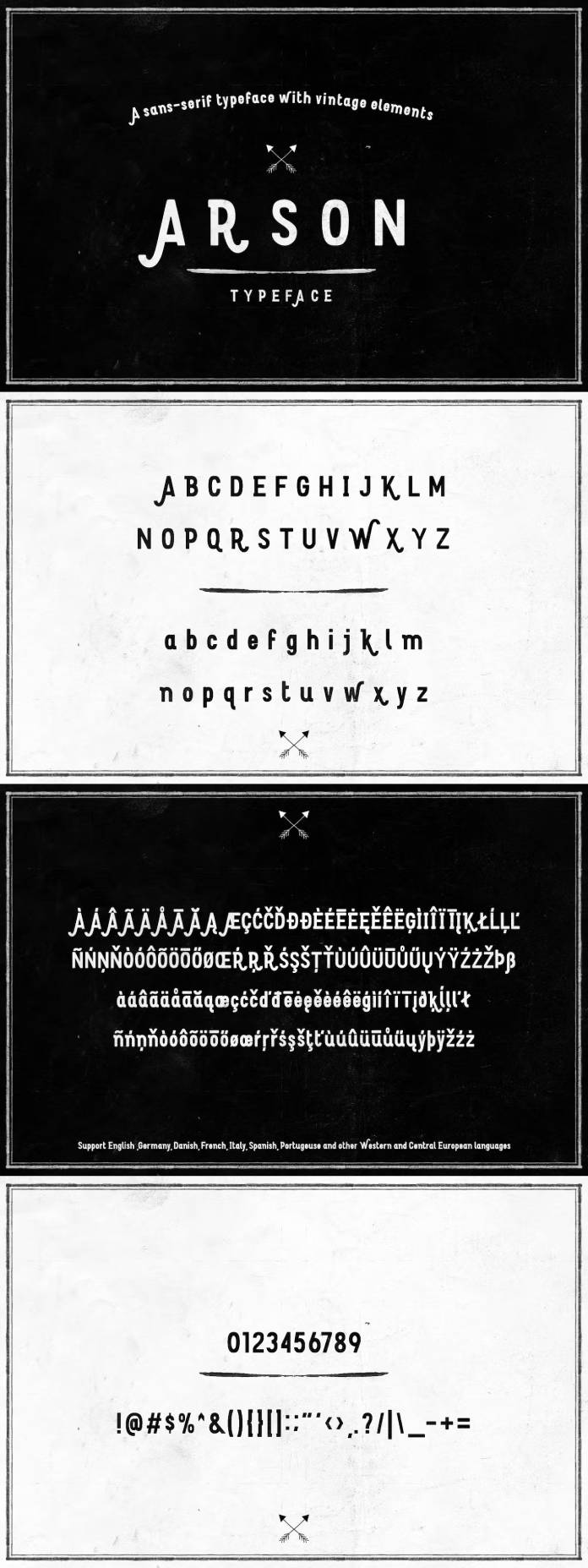 Arson Typeface by vladderkach