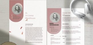 Curriculum Vitae Template by Roverto Castillo for Professional Job Applications