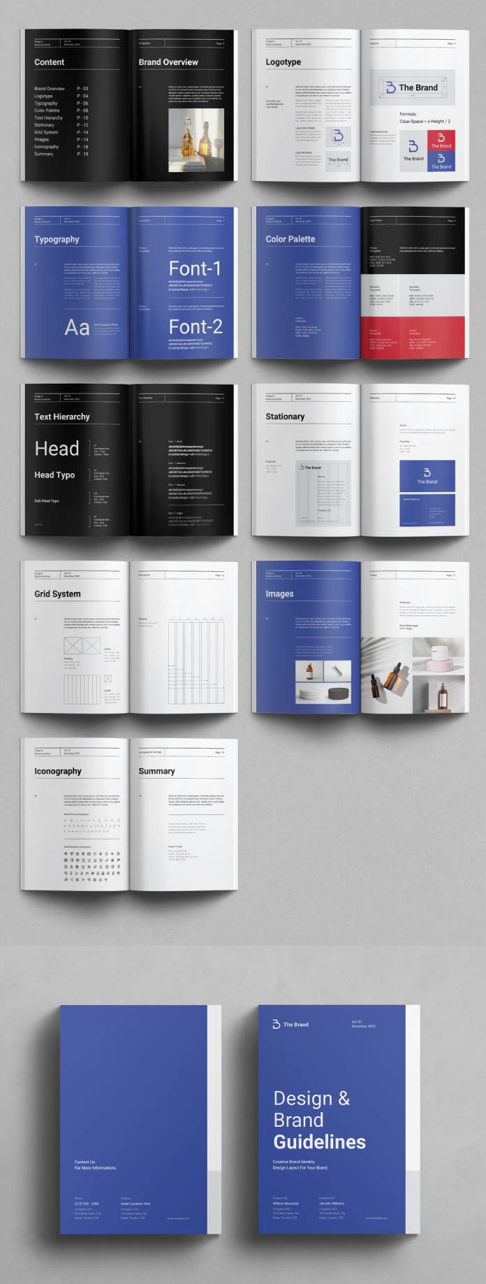 Design and Brand Guidelines Template by TemplatesForest
