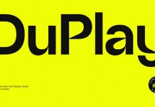 DuPlay font family by Dutype Foundry