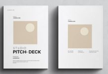 Pitch Deck Template Design Layout by TemplatesForest