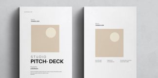 Pitch Deck Template Design Layout by TemplatesForest