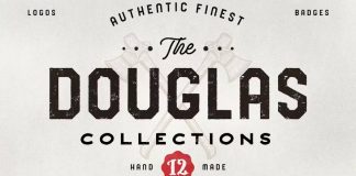 The Douglas Vintage Font Collection by Adam Fathony