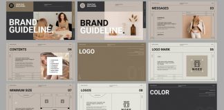 Unique Brand Guidelines Template by PixWork