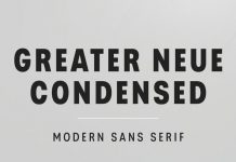 Greater Neue Condensed Font Family by NicolassFonts