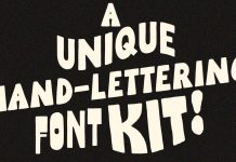 Hand-Lettering Font Kit by Studio Funshop
