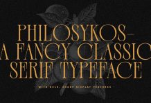 Philosykos Serif Font by Harmonais Visual