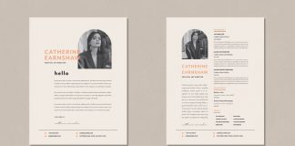 Stylish Resume and Cover Letter Template by Pixejoo