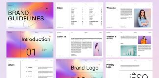Brand Identity Guidelines Presentation Template by TemplatesForest