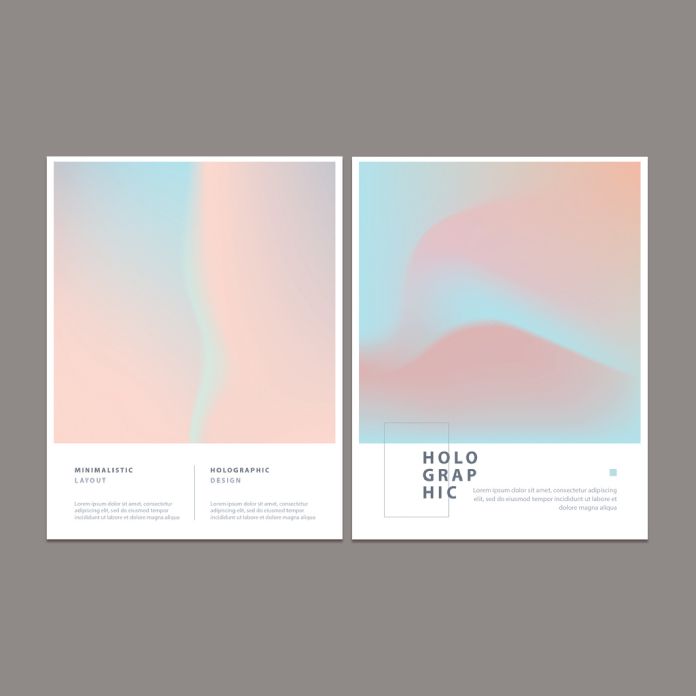 Abstract Minimal Holographic Flyer Templates by Polar Vectors