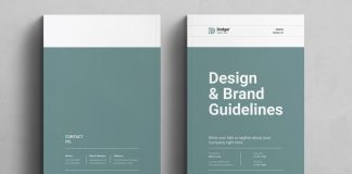 Design and Brand Guidelines Template by TemplatesForest