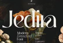 Jedira Font by creativemedialab