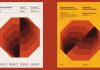 Minimalist Retro Poster Template for Adobe Illustrator with Swiss Geometric Design Element