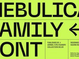 Nebulica Font Family by Zarma Type